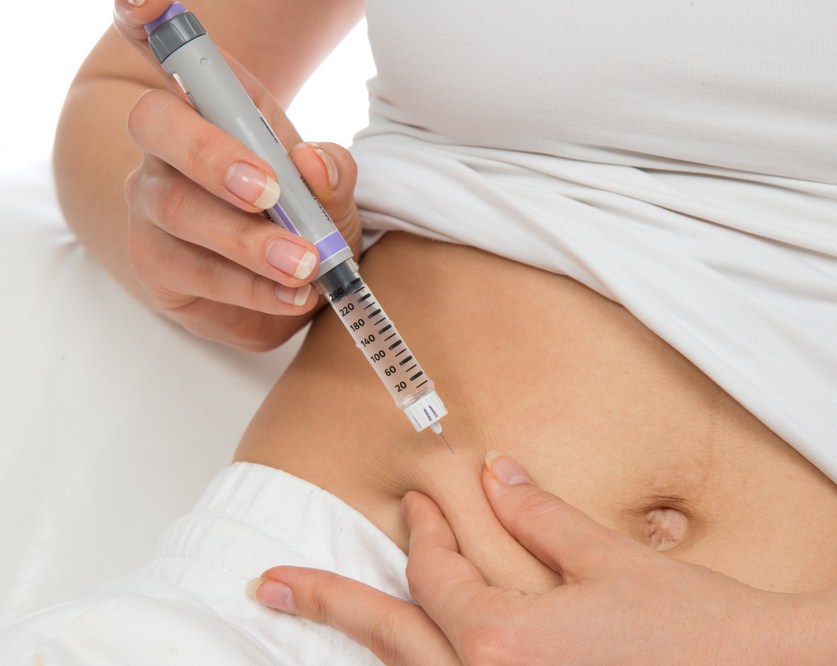 Уколы инсулина в живот при диабете